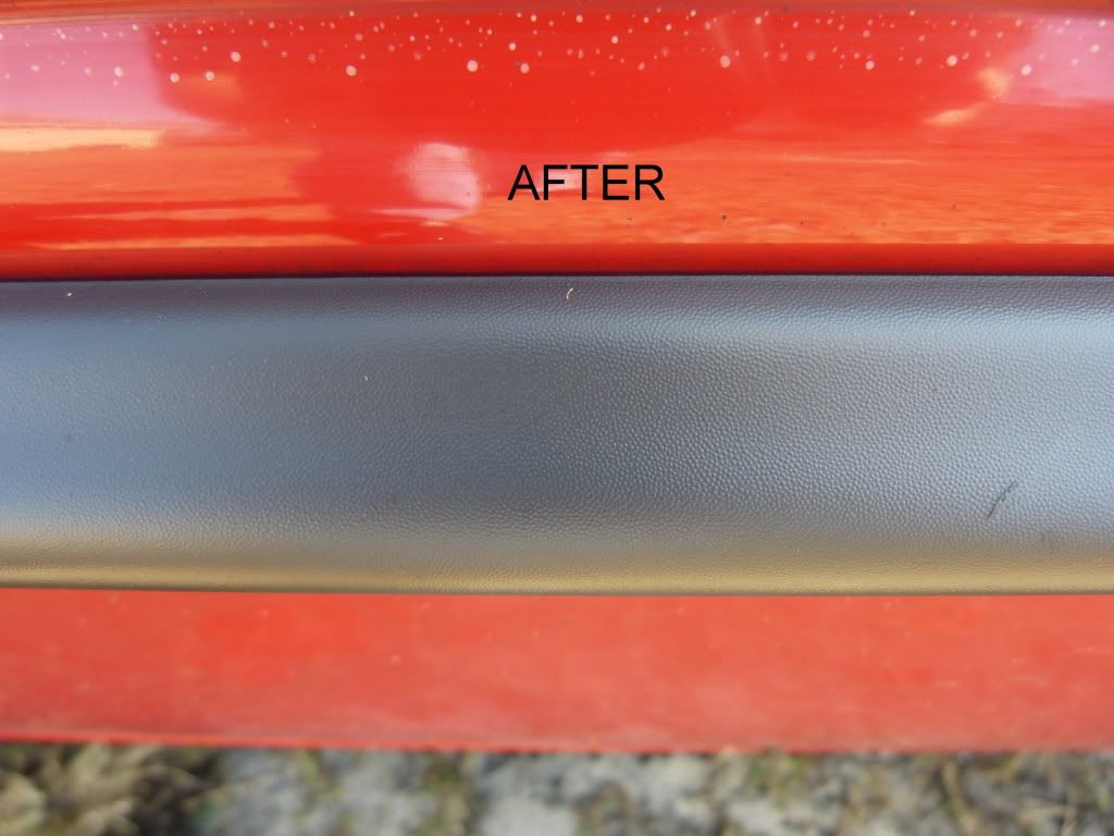 Review Solution Finish “Brings Black Back” (Trim Restoration Product)